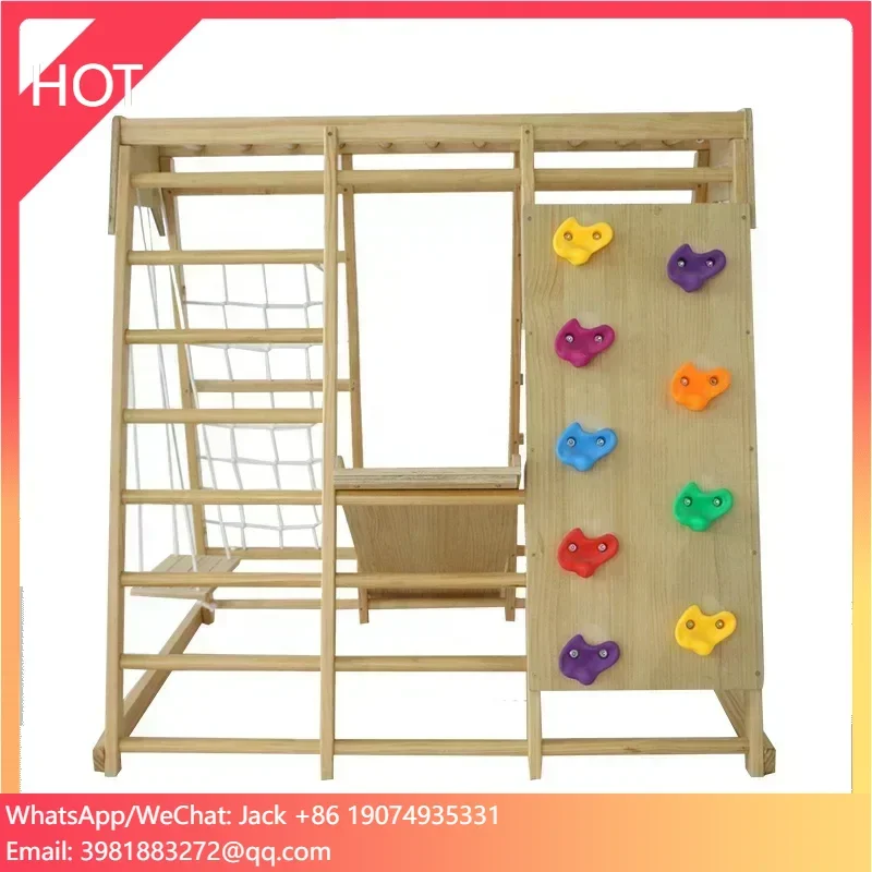 Kids Outdoor Jungle Gym With Slide - 2025 Groothandel Kinderen Peuter Kids Jungle