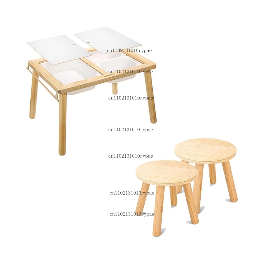 Kids Outdoor Sensory Table - Veiligheidsfuncties Zintuiglijke tafel voor kinderen Dubbelzijdig