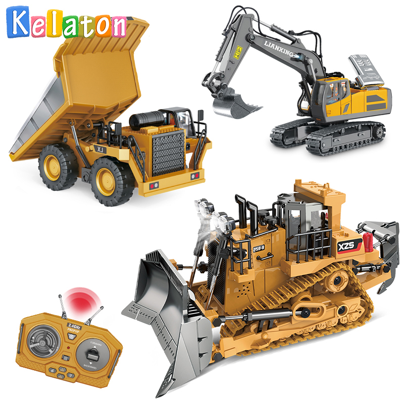 Kids Outdoor Digger - 1:20 Elektrische techniek Afstandsbediening Voertuig Simulatie