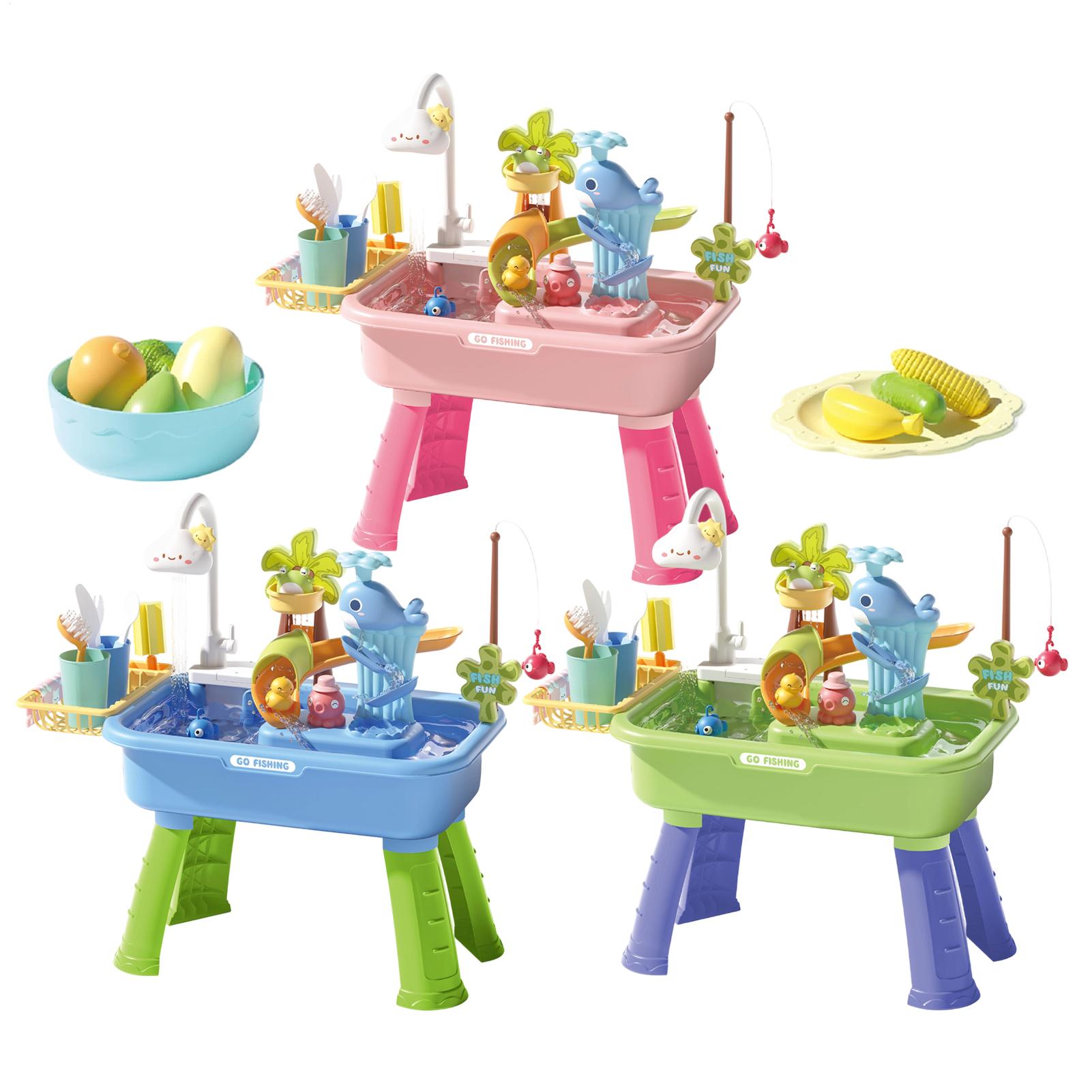 Kids Outdoor Sensory Table - 43-delige elektrische watertafel voor kinderen, speelgoed