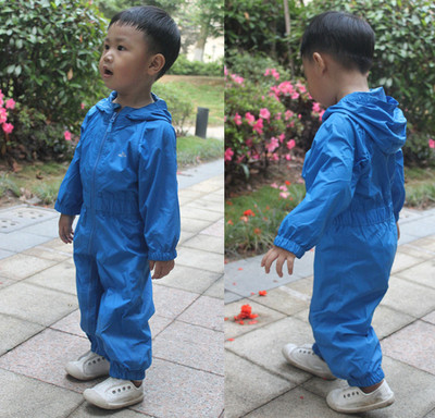 Kids Outdoor Overalls - kinderregenpakken en plaspakken baby regenjas uit