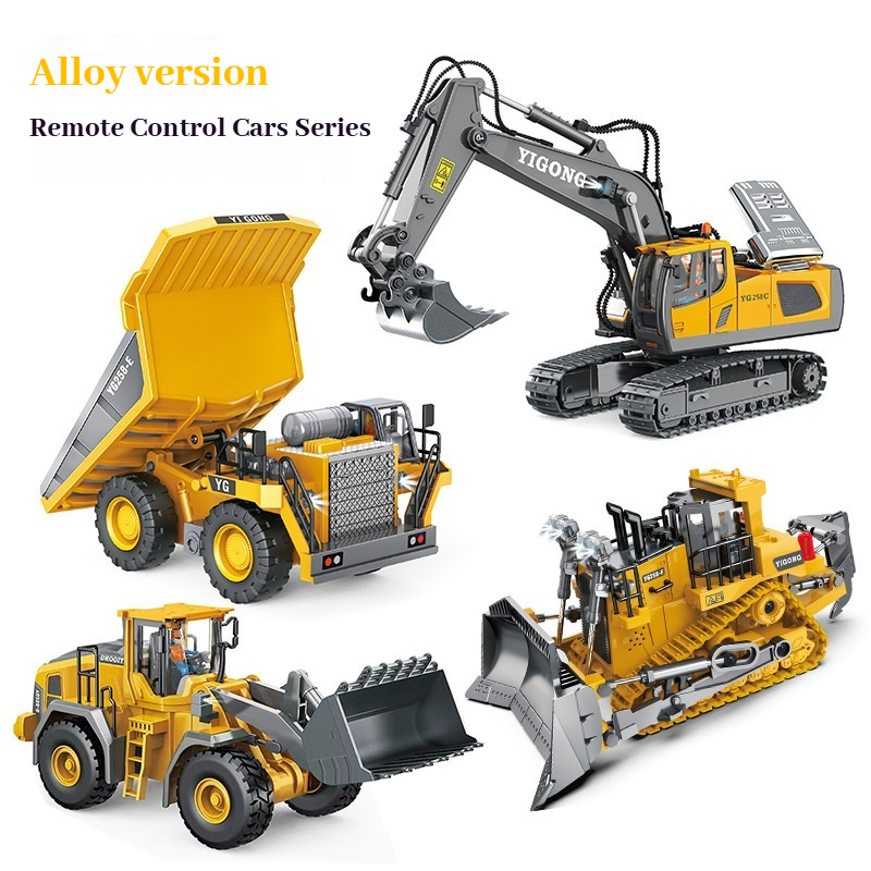 Kids Outdoor Digger - YIGONG Alloy Afstandsbediening Bouwvoertuig 2.4G Draadloze