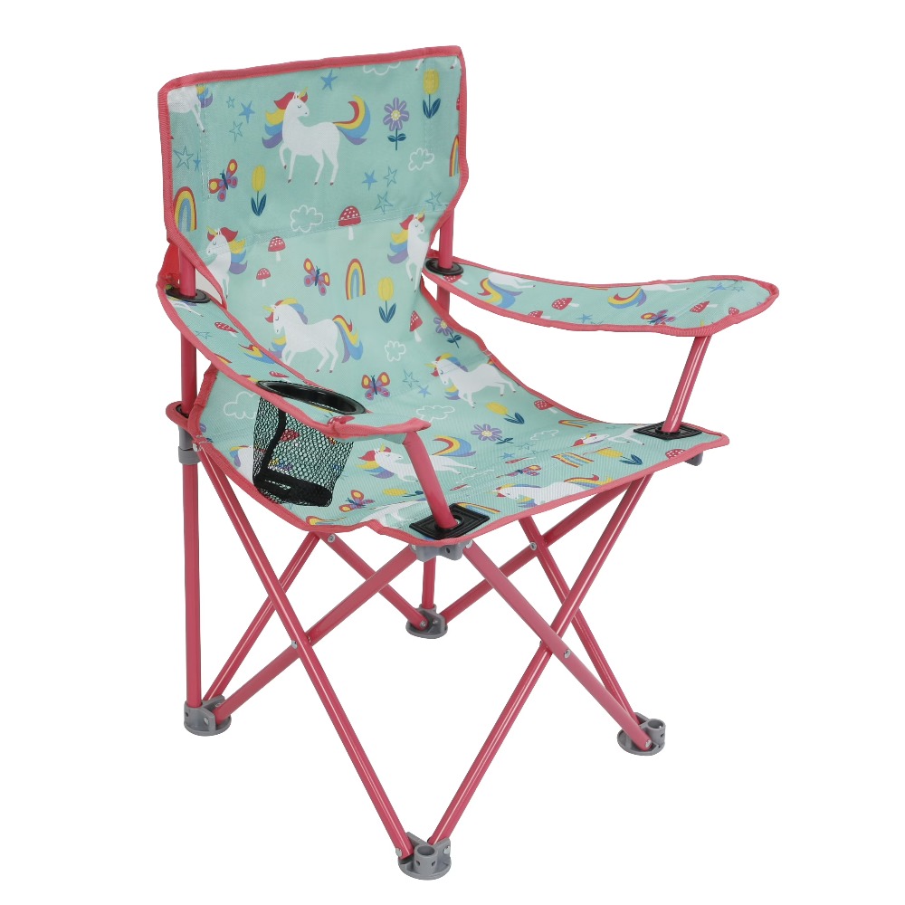 Kids Outdoor Bean Bag Chair - Opvouwbare campingstoel voor kinderen met veiligheidsvergrendeling,