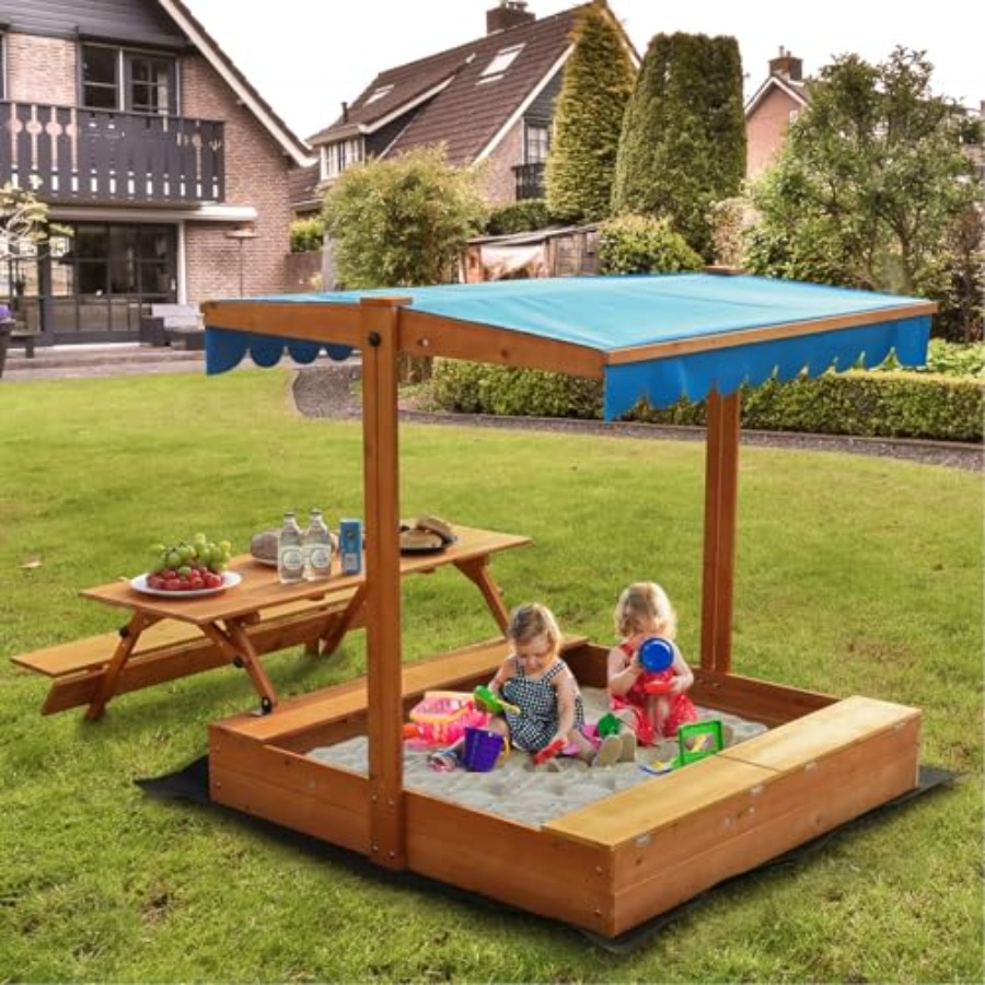 Houten zandbak voor kinderen v - Kids Outdoor Bench recensie en prijs