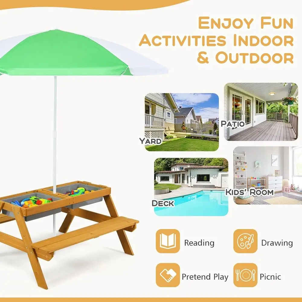 3-in-1 in hoogte verstelbare k - Kids Outdoor Water Table recensie en prijs