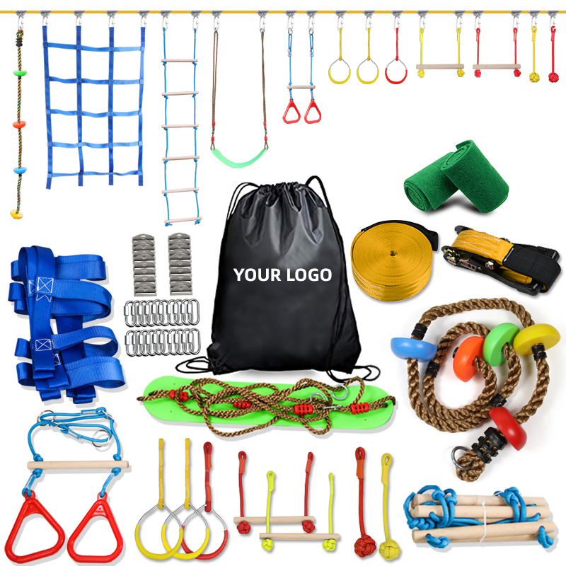 Draagbare Outdoor Balance Slac - Kids Outdoor Ninja Set recensie en prijs