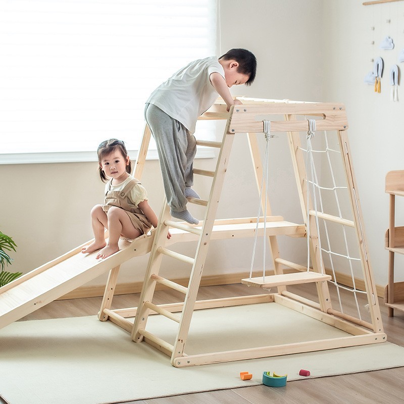 Klimrek voor kinderen, binnen  - Kids Outdoor Jungle Gym With Slide recensie en prijs