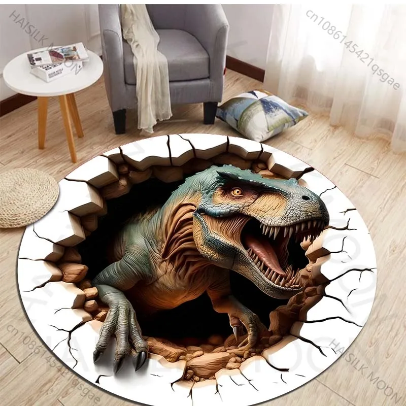 HD 3D Dinosaurus Print Ronde T - Kids Outdoor Mat recensie en prijs
