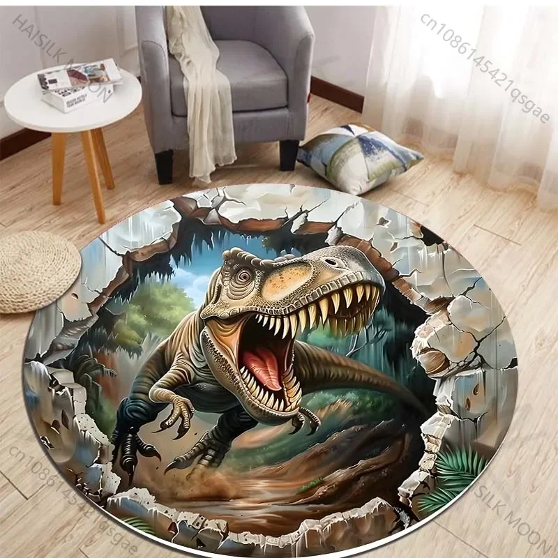 HD 3D Dinosaurus Print Ronde T - Kids Outdoor Mat recensie en prijs