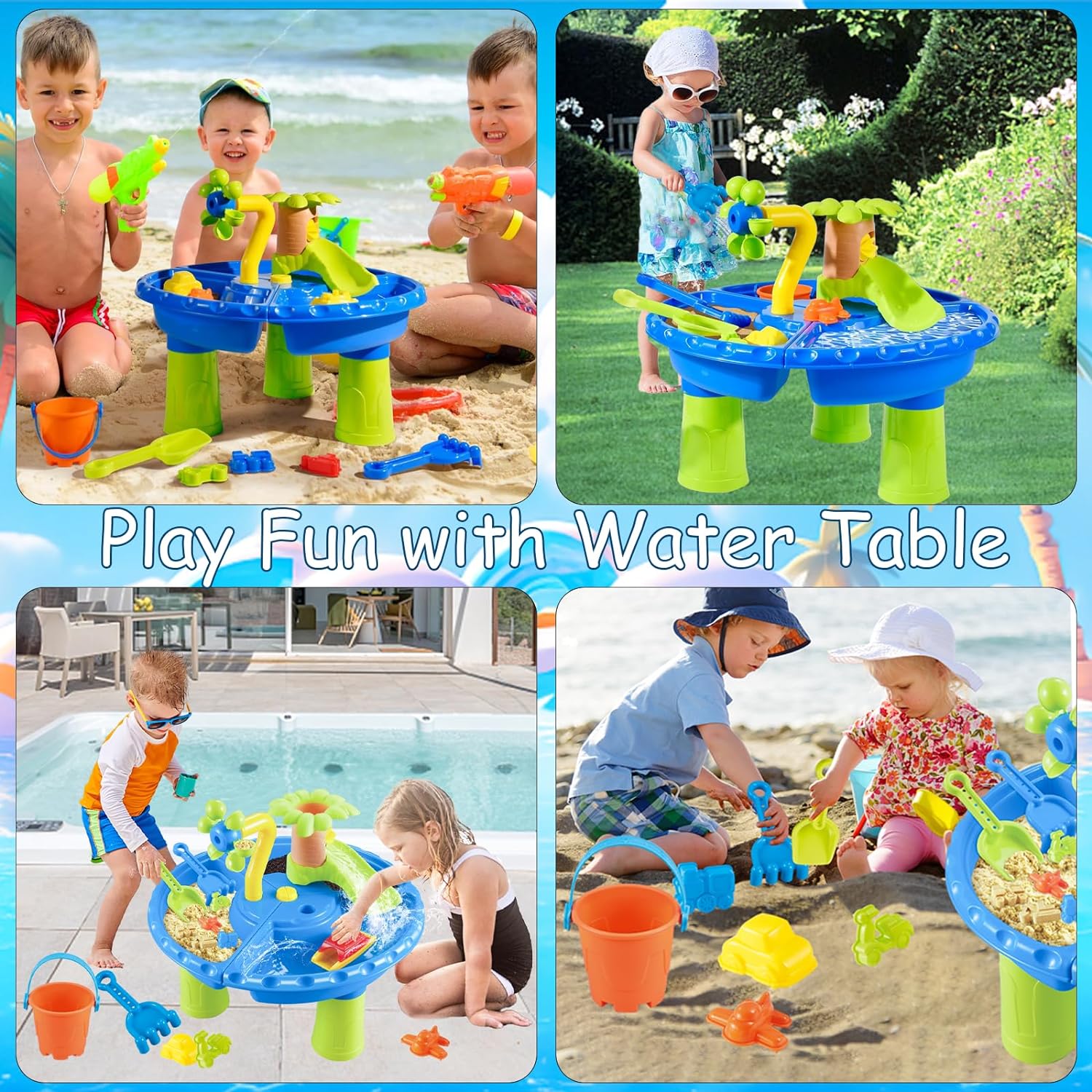 Watertafel Zandbak Voor Kinder - Kids Outdoor Sensory Table recensie en prijs