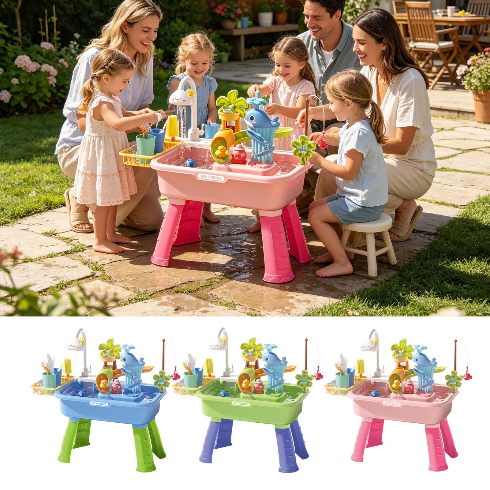 43-delige elektrische watertaf - Kids Outdoor Sensory Table recensie en prijs