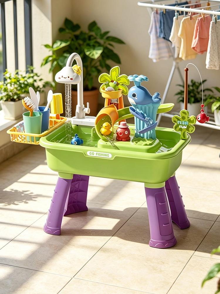 43-delige elektrische watertaf - Kids Outdoor Sensory Table recensie en prijs