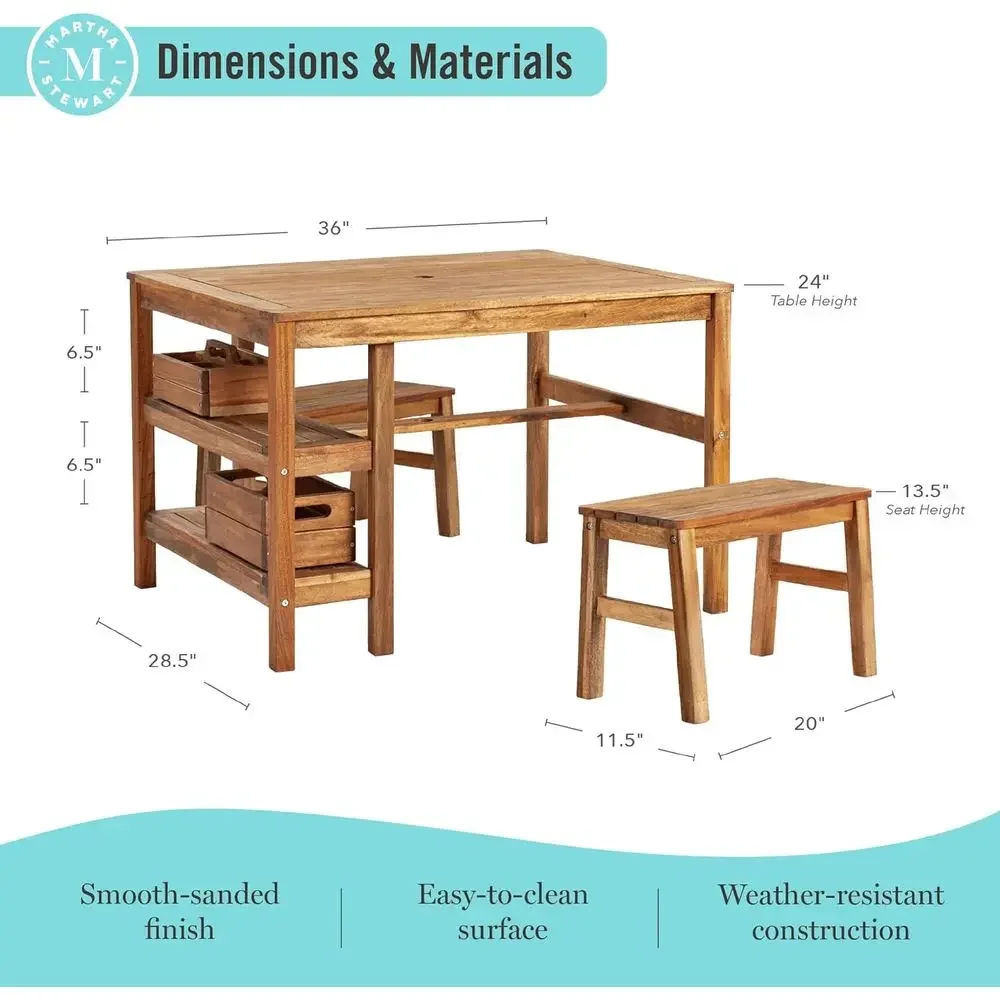 Kinderbuitenactiviteiten-tafel - Kids Outdoor Bench recensie en prijs