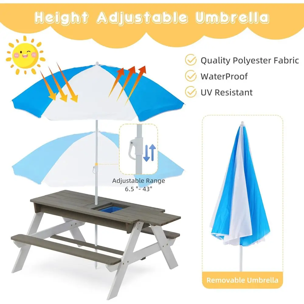 Ombouwbare 3-in-1 houten pickn - Kids Outdoor Water Table recensie en prijs