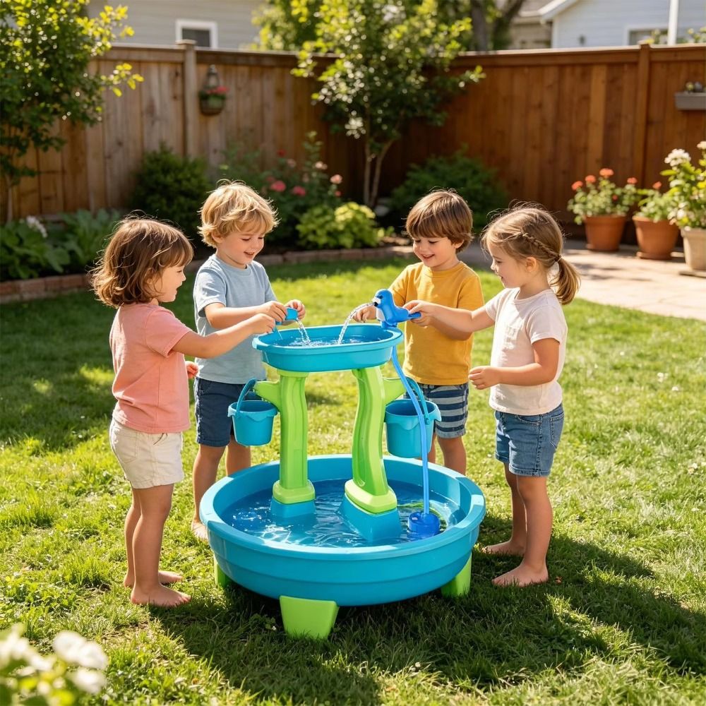 Draagbare waterpomp zonder boo - Kids Outdoor Water Table recensie en prijs