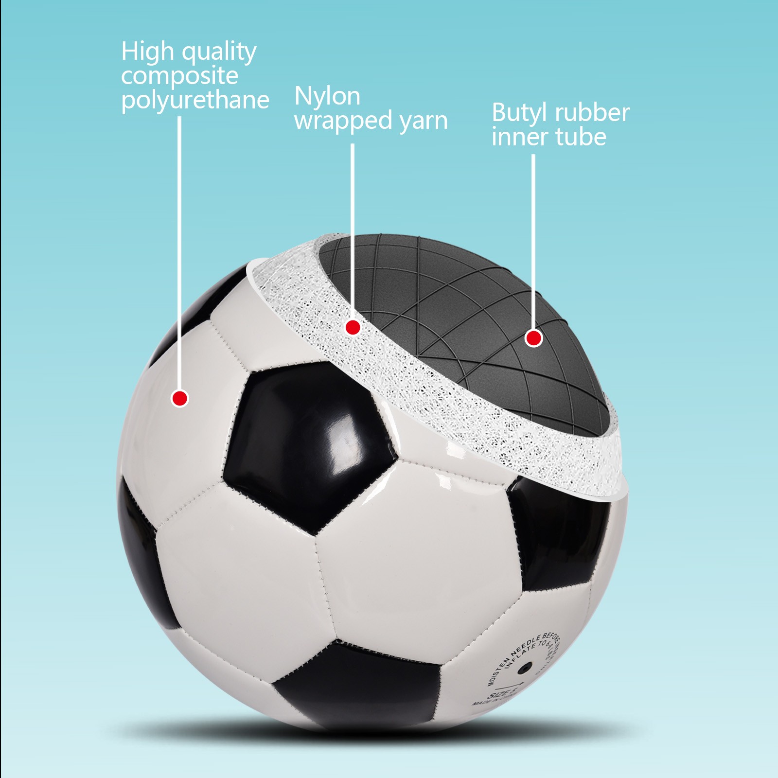 Voetbal - Officiële maat 5, kl - Kids Outdoor Ball recensie en prijs