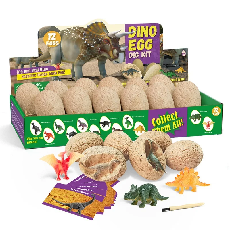 12PCS Archeologische Dinosauru - Kids Outdoor Digger recensie en prijs