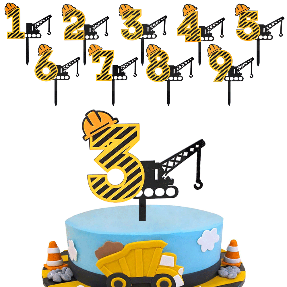 Bouw Graafmachine Acryl Cake T - Kids Outdoor Digger recensie en prijs