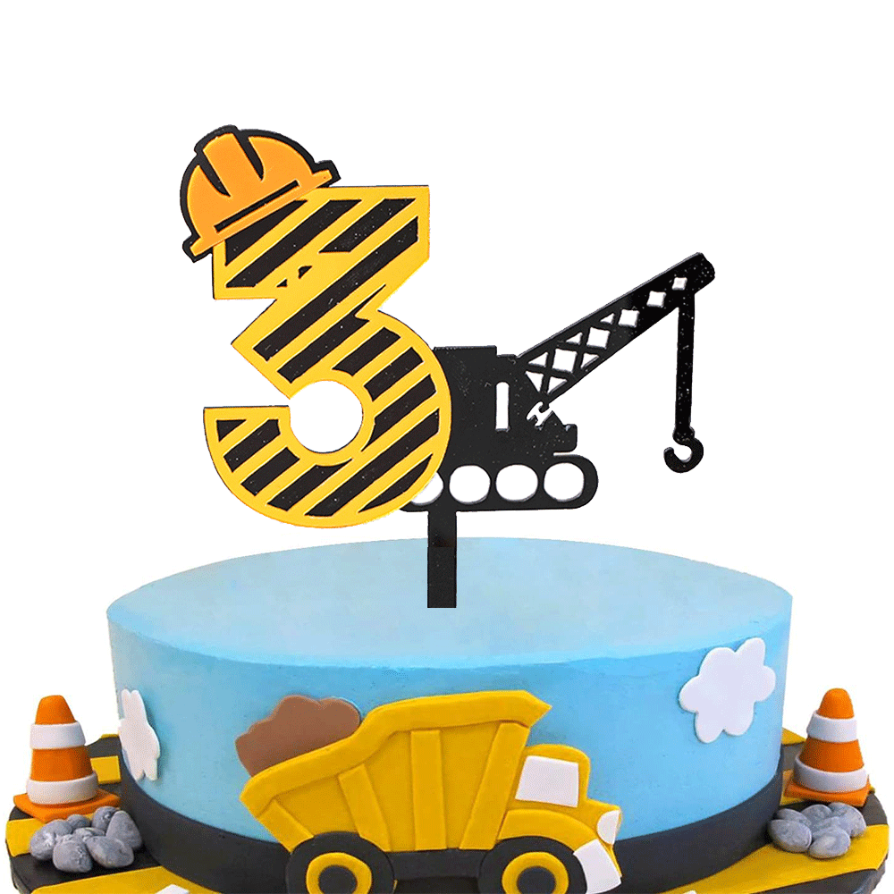 Bouw Graafmachine Acryl Cake T - Kids Outdoor Digger recensie en prijs