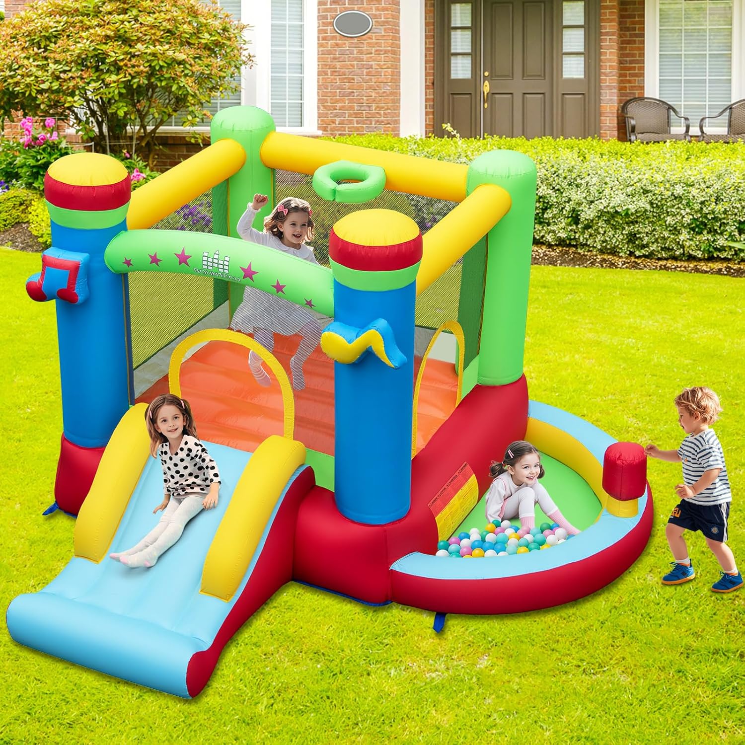Opblaasbare springkasteel met  - Kids Outdoor Ball recensie en prijs
