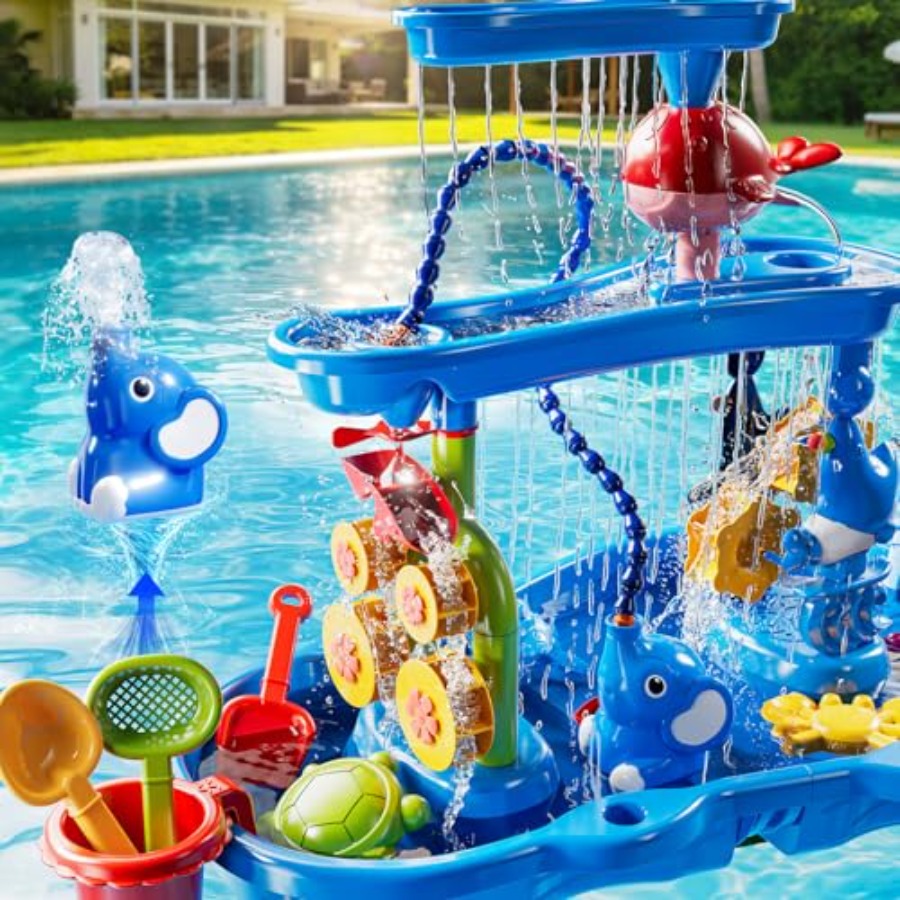 Buiten watertafel voor kindere - Kids Outdoor Sensory Table recensie en prijs