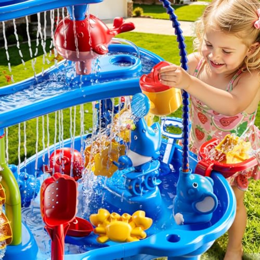 Buiten watertafel voor kindere - Kids Outdoor Sensory Table recensie en prijs