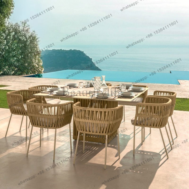 LJY Natuurlijke Moderne Tuinme - Kids Outdoor Furniture Set recensie en prijs