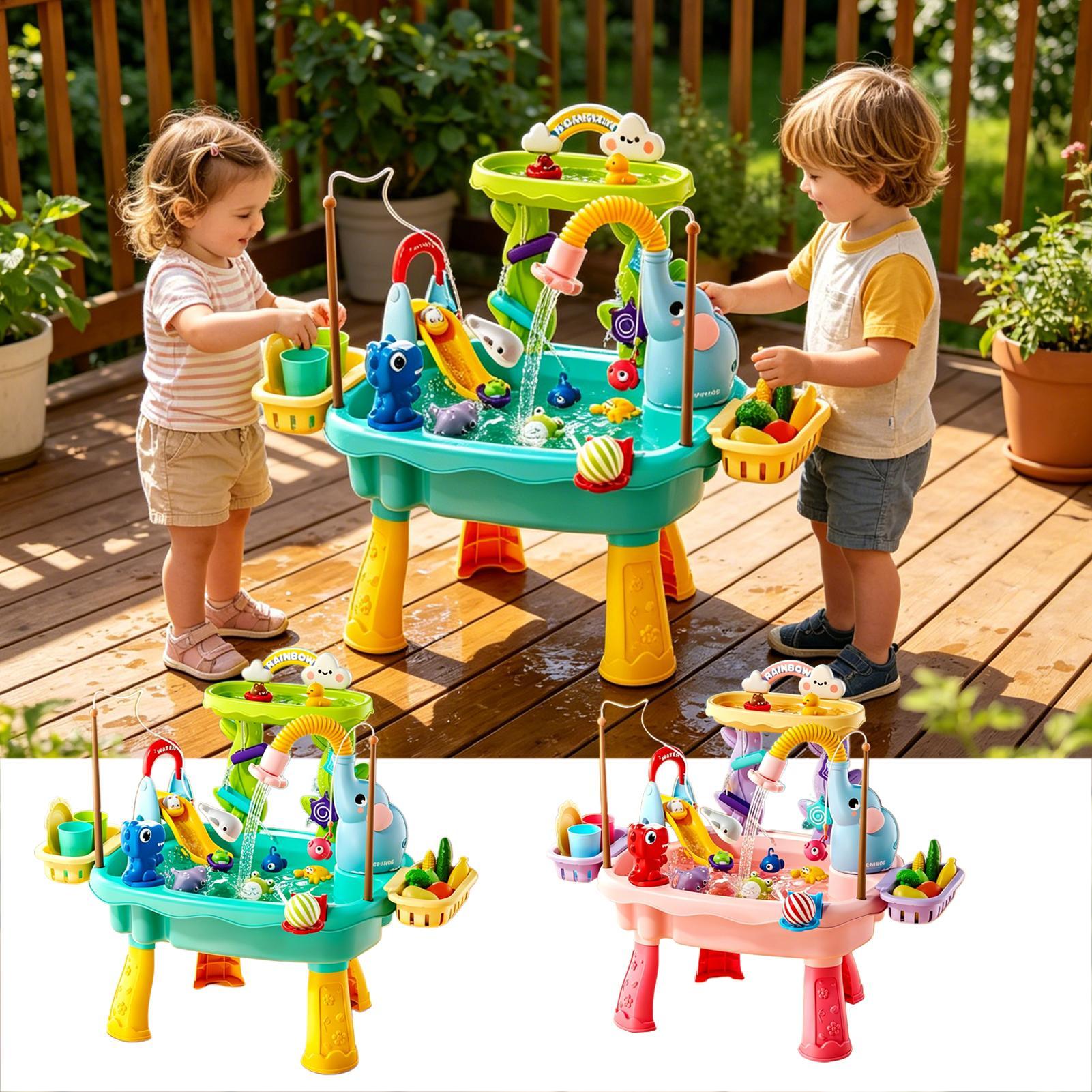 Wateractiviteitentafel voor ki - Kids Outdoor Sensory Table recensie en prijs