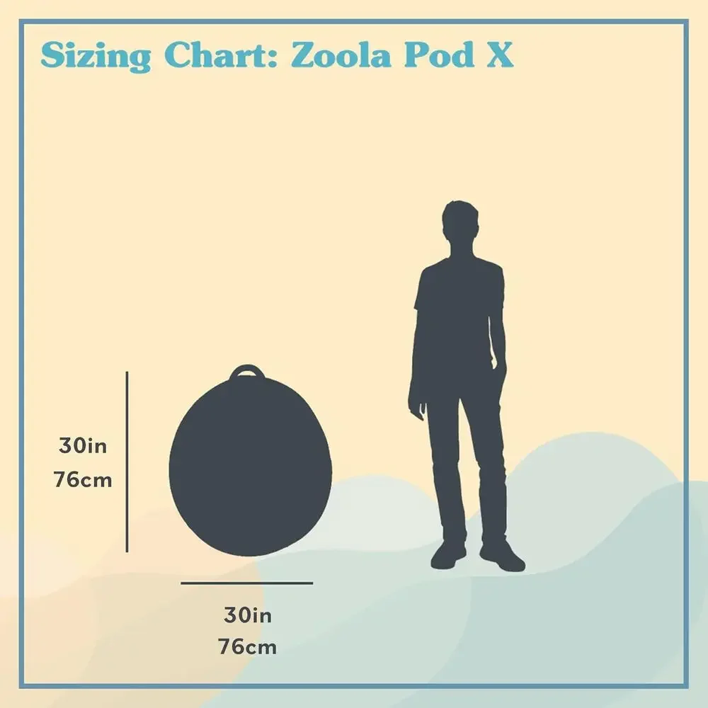 Zoola Pod X Outdoor Zitzakstoe - Kids Outdoor Bean Bag Chair recensie en prijs