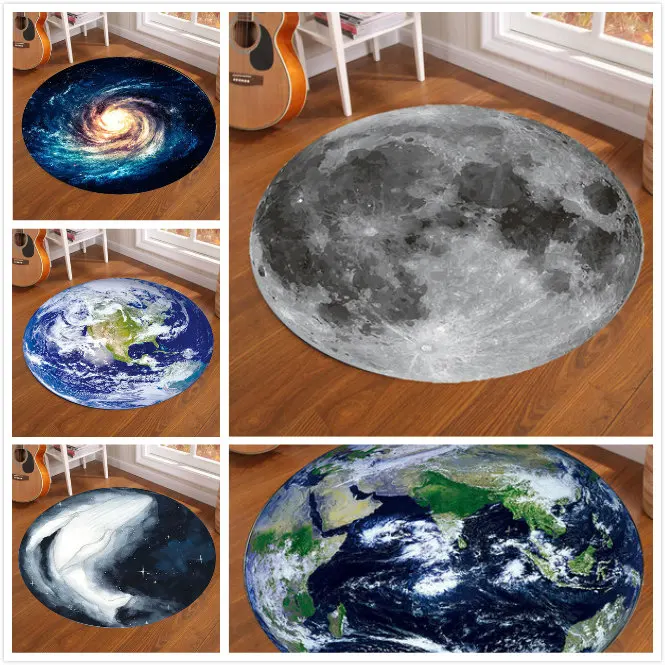 Galaxy Earth Moon Rond Tapijt  - Kids Outdoor Mat recensie en prijs
