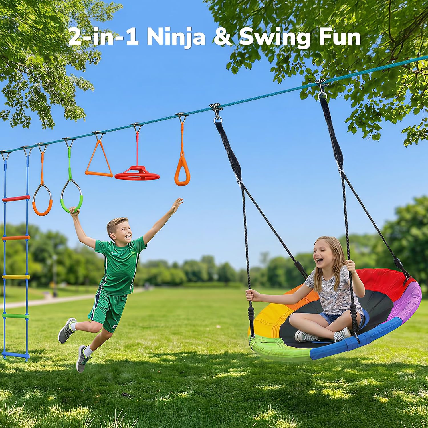 Kinder Outdoor Ninja Warrior H - Kids Outdoor Ninja Set recensie en prijs