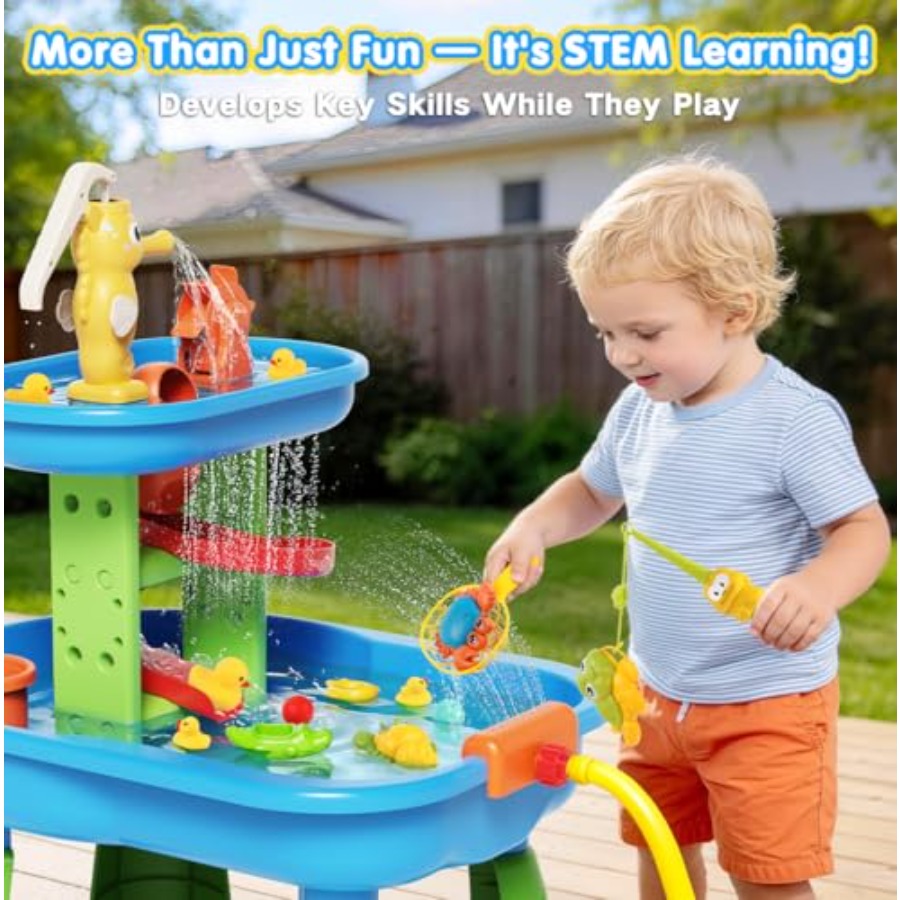 Buiten watertafel voor kindere - Kids Outdoor Sensory Table recensie en prijs
