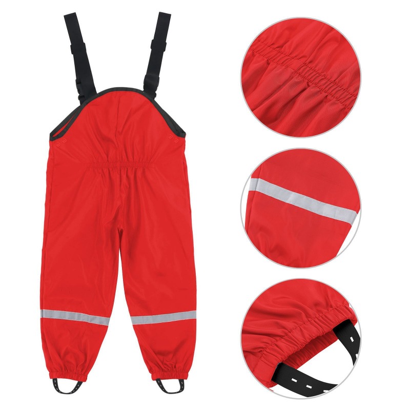 Ademende kinderregenbroeken, w - Kids Outdoor Overalls recensie en prijs
