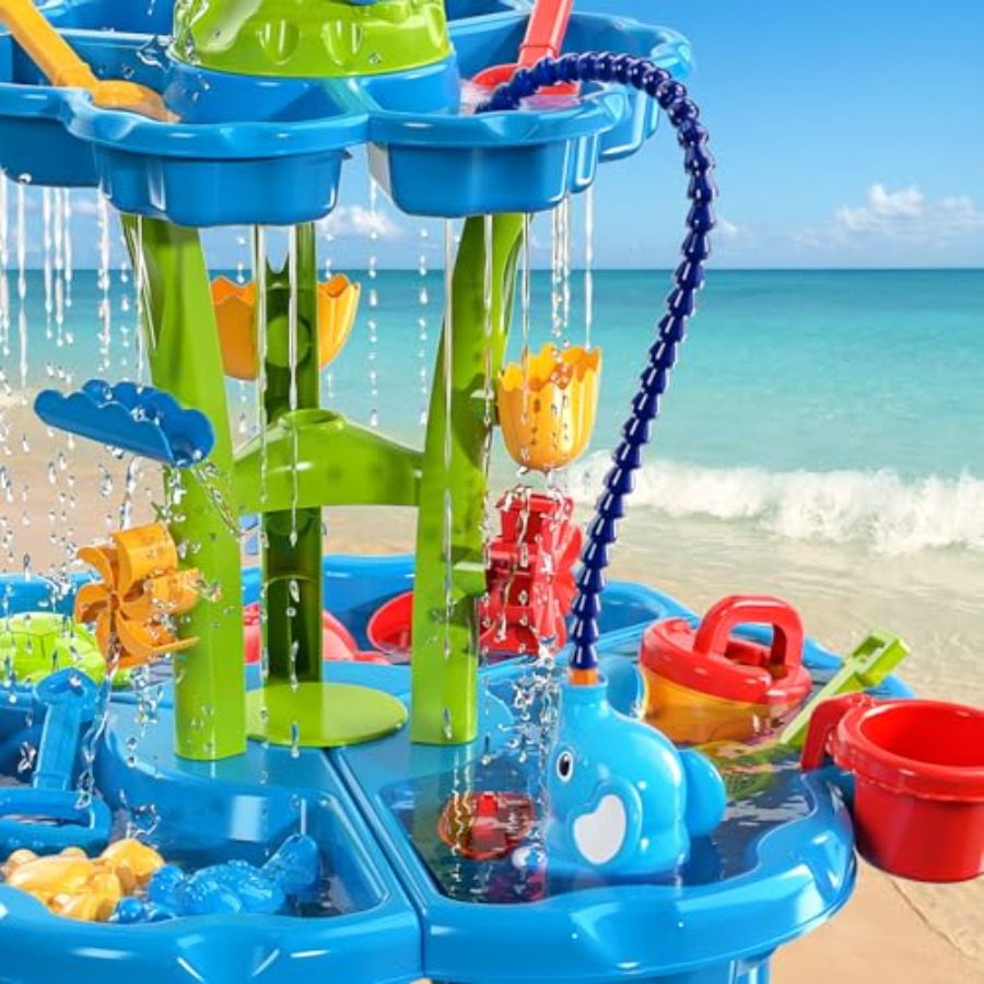 Buiten speeltafel met water vo - Kids Outdoor Sensory Table recensie en prijs